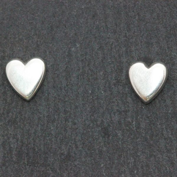 Heart Stud Earrings - Image 2