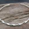Ribbon Twist Torque Bangle - Image 2