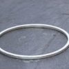 Square Wire Bangle - Glitter Hammered - Image 3