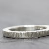 Heavy Square ring, line hammered - Image 3