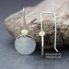 Yellow Kyanite Shiny Coin Earrings - Image 3