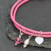 Friendship bracelet: Pink Heart - Image 2