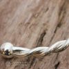 Heavy twisted torque bangle - Image 2
