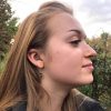 Amber Glitter Hammered Disk earrings - Image 5