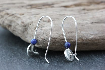 Lapis Lazuli sterling silver earrings