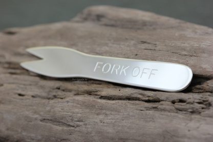 Sterling silver Fork Off sterling silver chip fork. Handmade in Folkestone