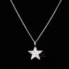Sterling silver glitter hammered mini pendant, handmade in Folkestone