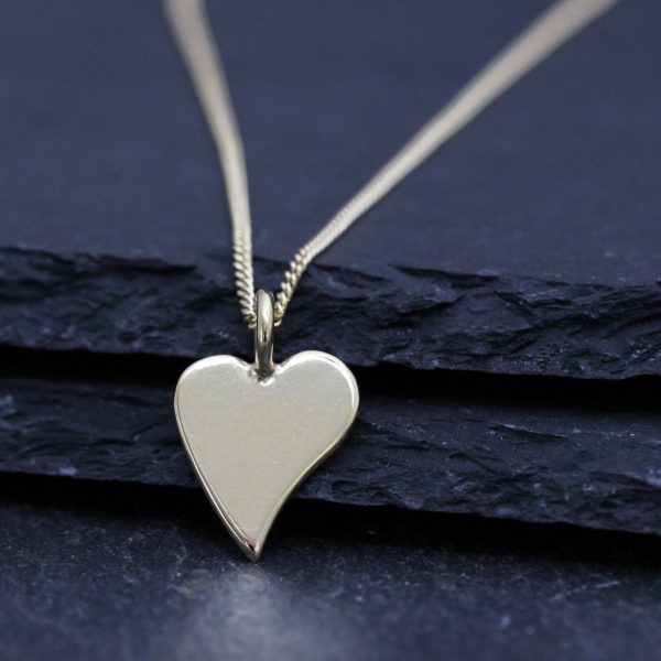 Squishy Heart Pendant Gold Vermeil