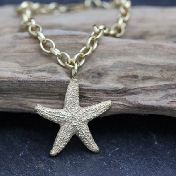 Starfish Bracelet in Gold Vermeil