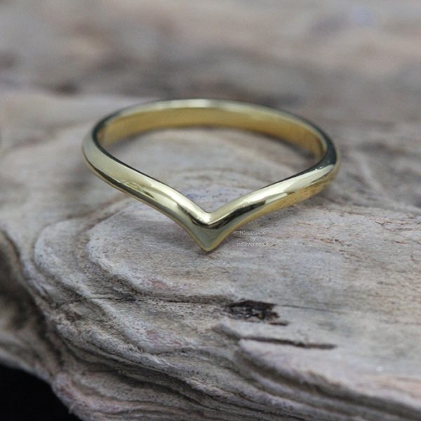 Wishbone Ring Gold Vermeil